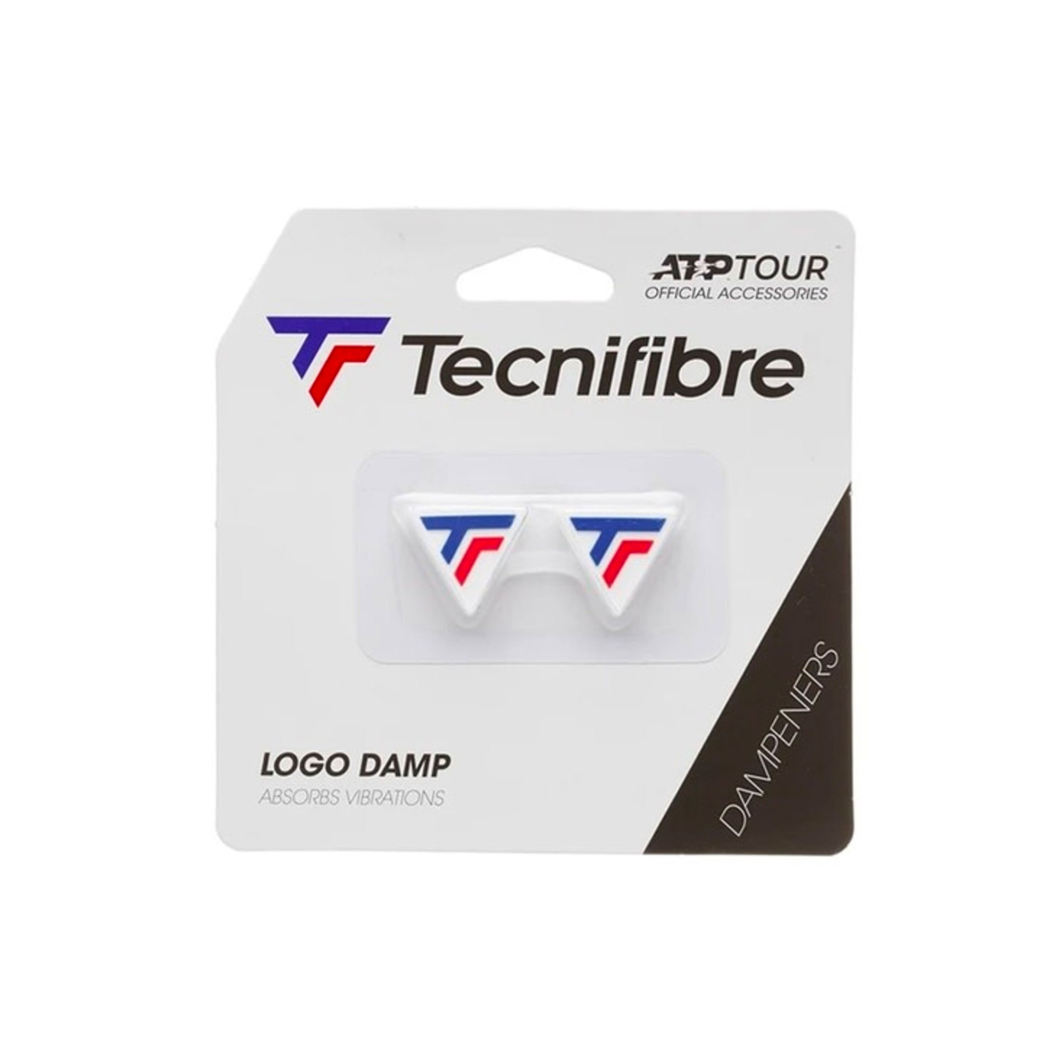 Antivibrateur Tecnifibre Logo - Blanc/Bleu/Rouge