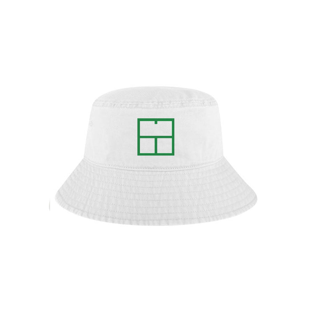 Chapeau Bob Tennis Logo Édition Limitée (Unisexe) - Blanc/Vert