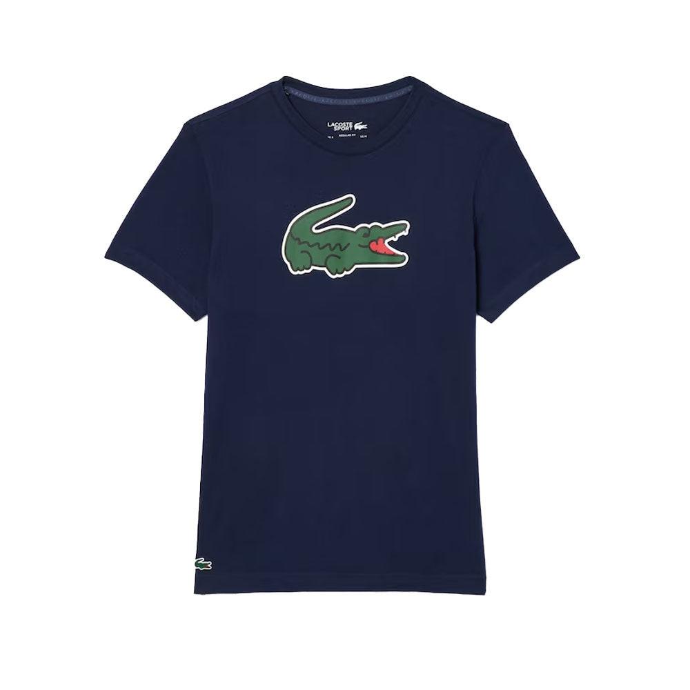 T-shirt de sport ultra-sec à imprimé crocodile