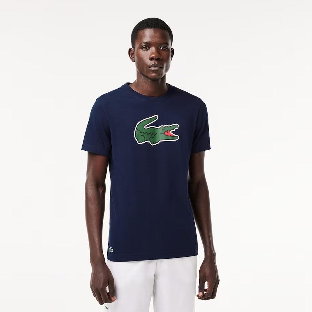 T-shirt de sport ultra-sec à imprimé crocodile