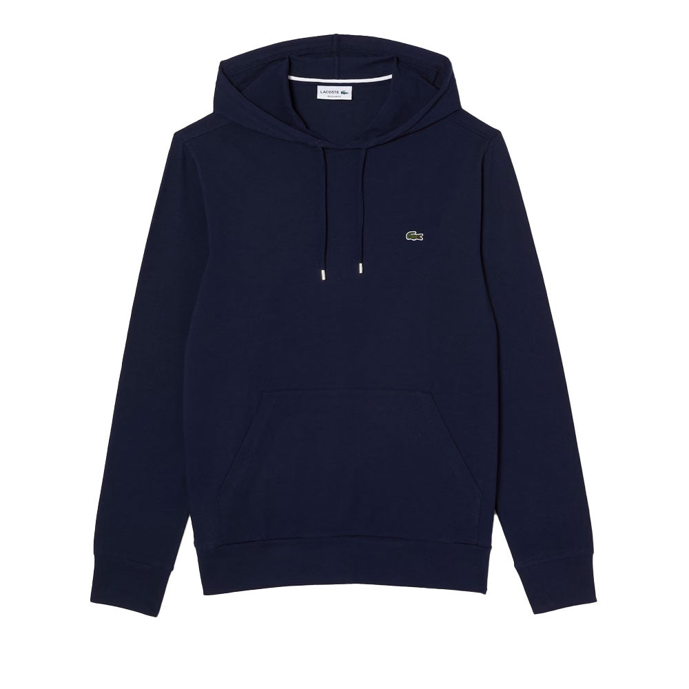 Lacoste Hooded Cotton Jersey Sweatshirt (Men's) - Navy