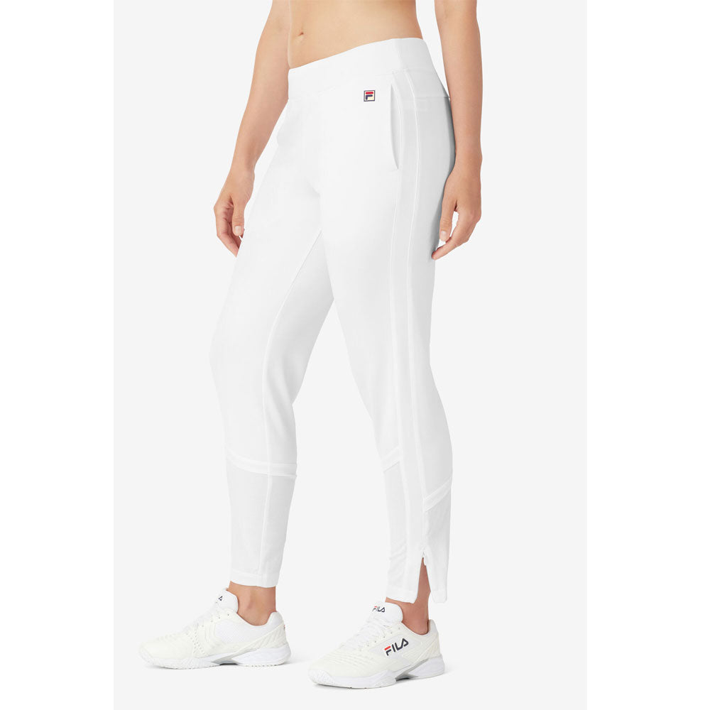 Fila White Line Track Pants (Women's) - White