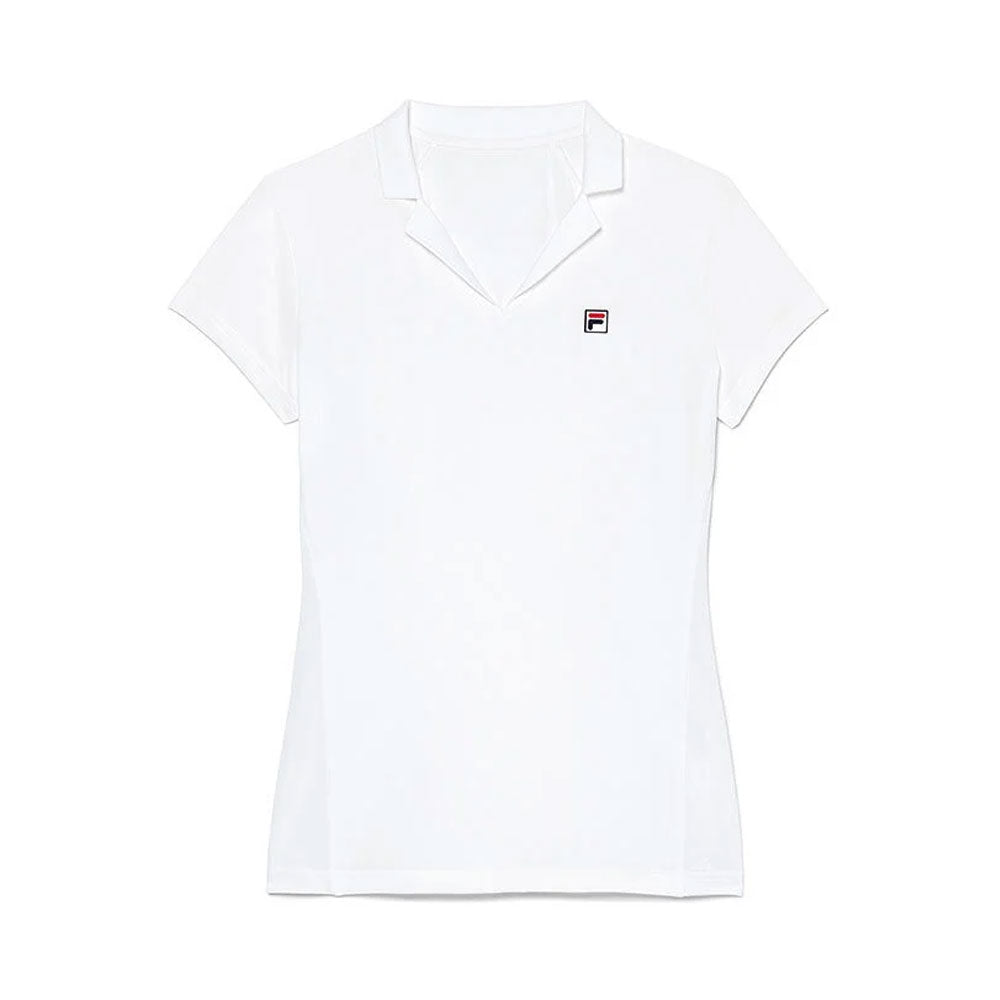 Polo à manches courtes Fila Essentials (Femme) - Blanc