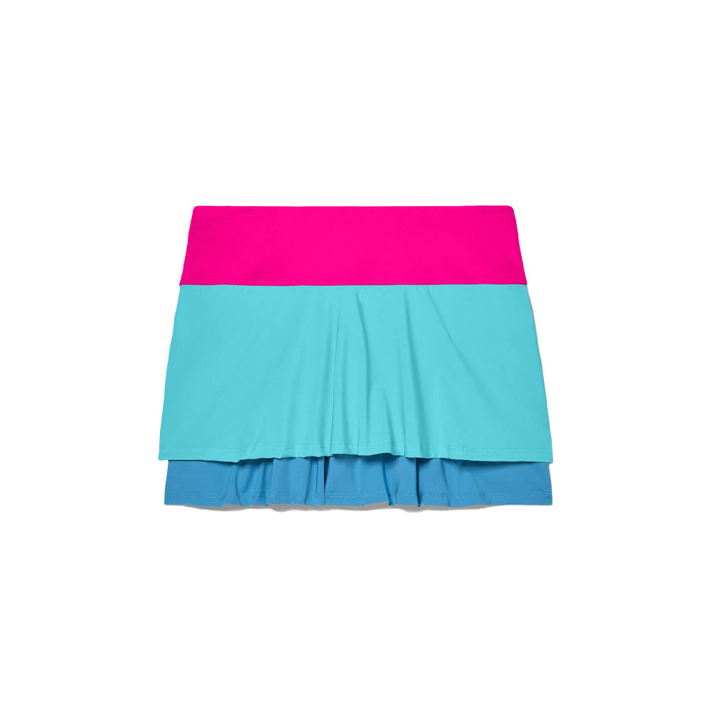 Fila Tie Breaker Double Bounce Skort (Women's) - Blue Radiance/Hawaiian Ocean/Pink Glo
