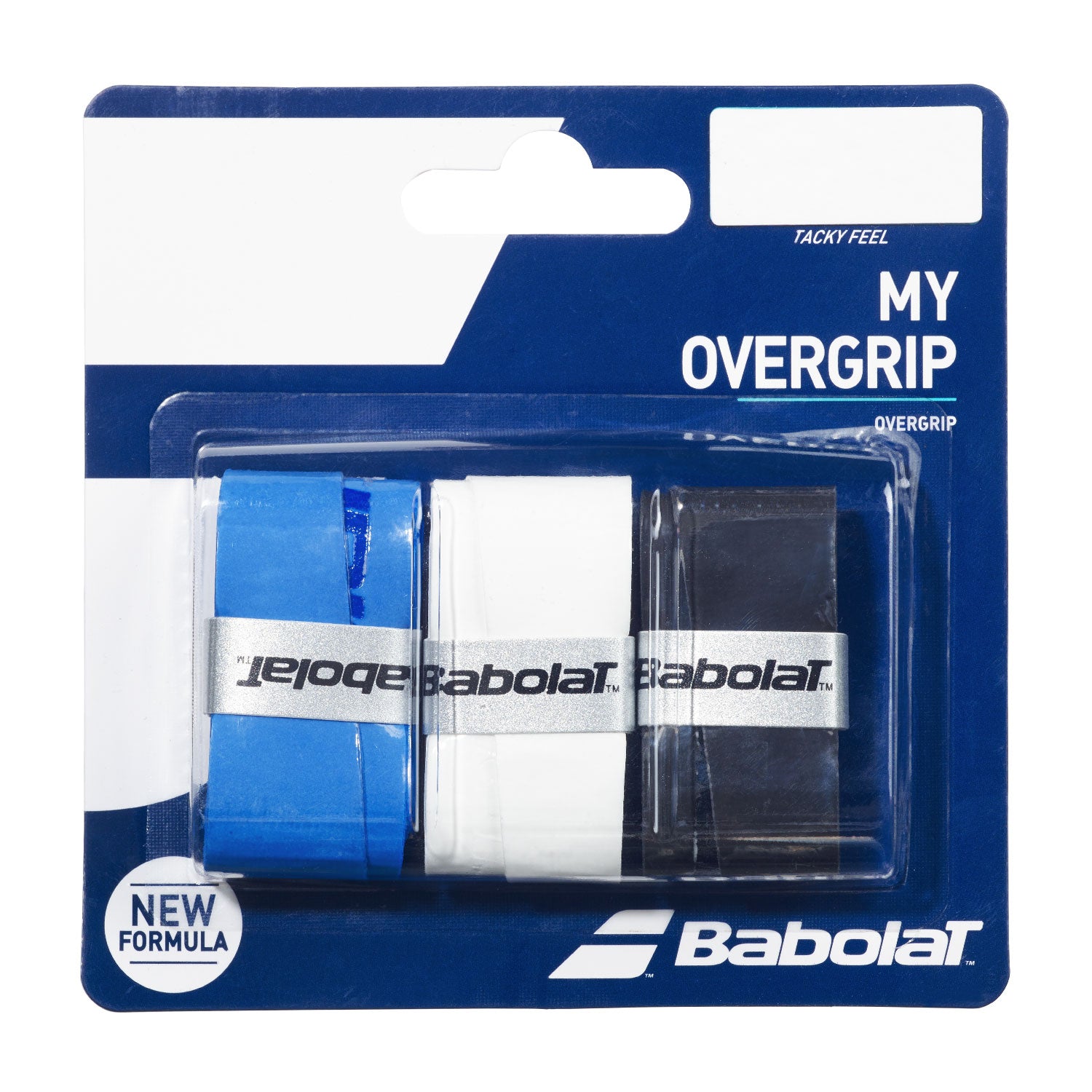 Babolat My Overgrip (3 Pack) - Black/Blue/White
