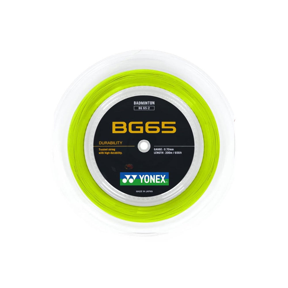 Yonex BG65 Reel (200M) - Yellow