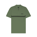Quarter-Zip Slim Fit Polo Shirt.