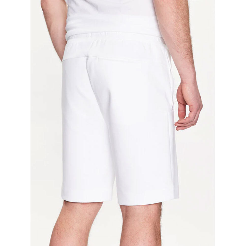 BOSS Cotton-Blend Regular-Fit Shorts (Homme) - Blanc