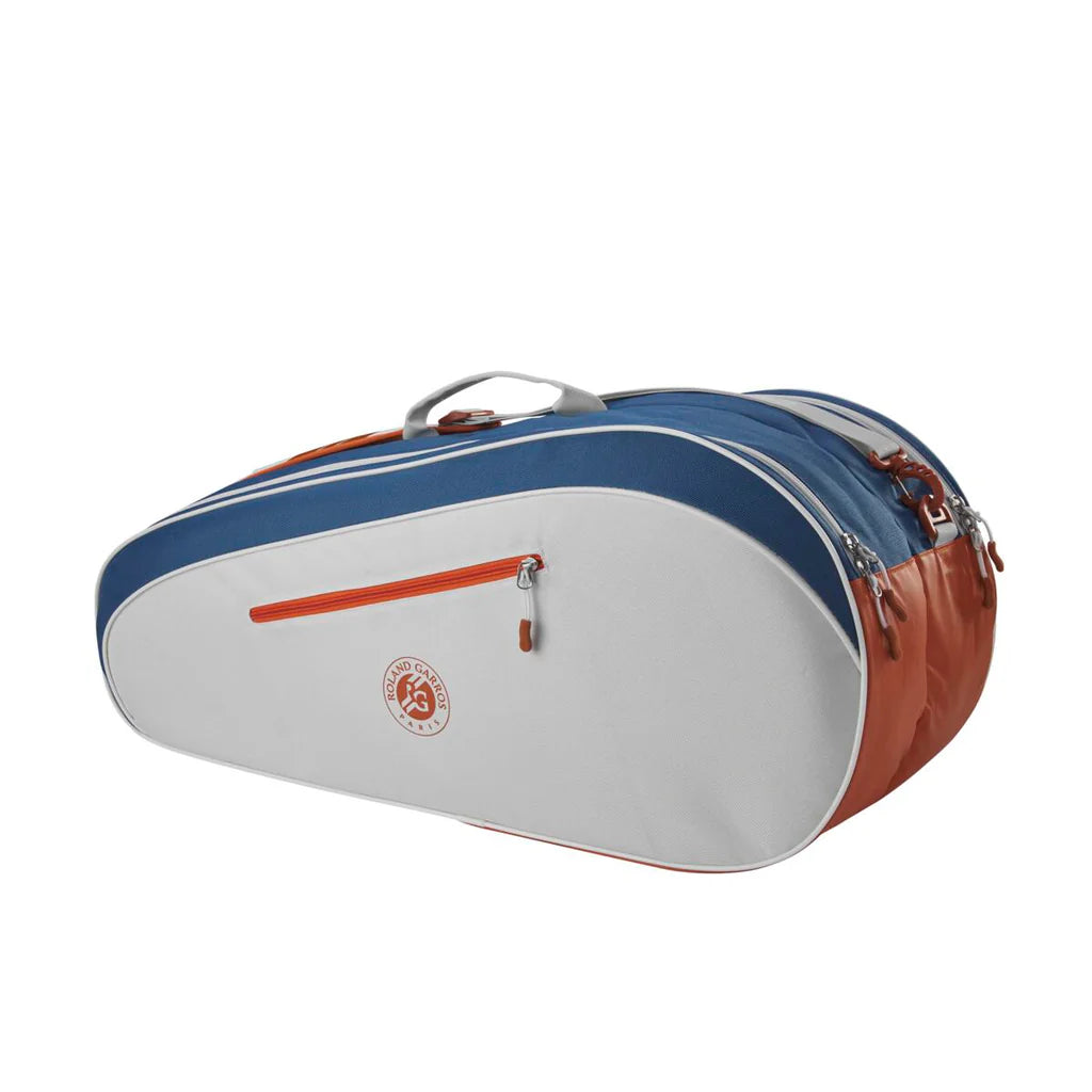 Wilson Roland Garros 6 Pack Bag - Cream/Clay/Orange