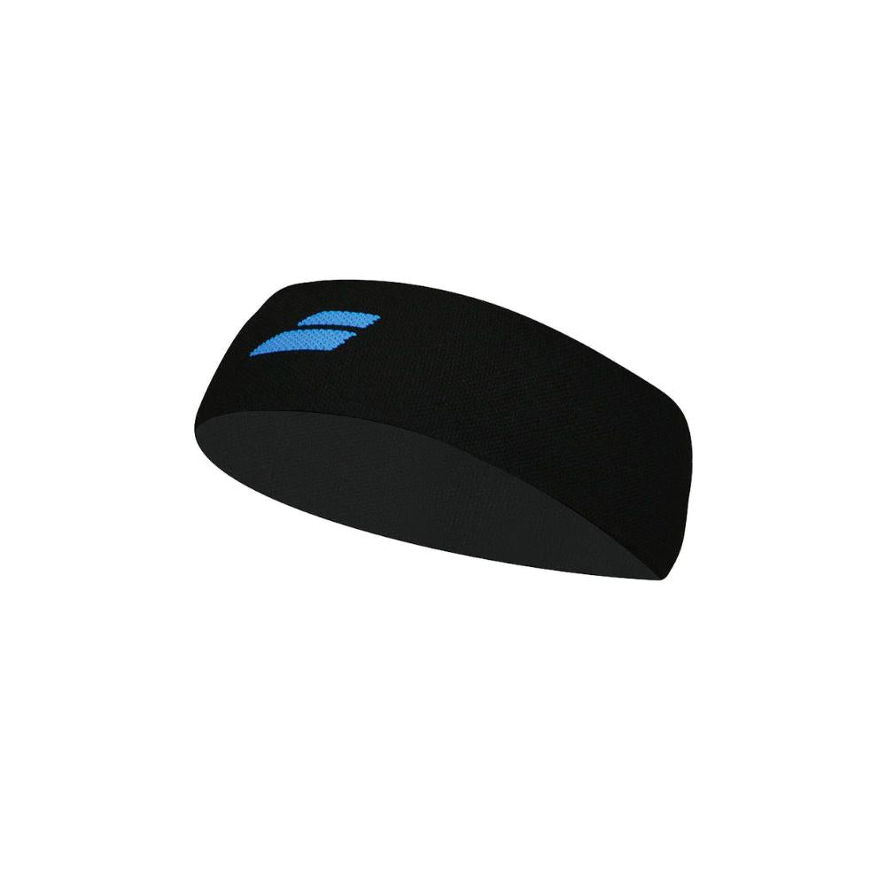 Babolat Logo Headband - Black/Blue