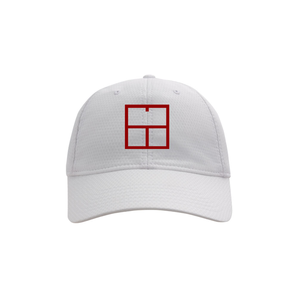 Tennis Giant Logo Cap New Edition (Unisex) - White/Red