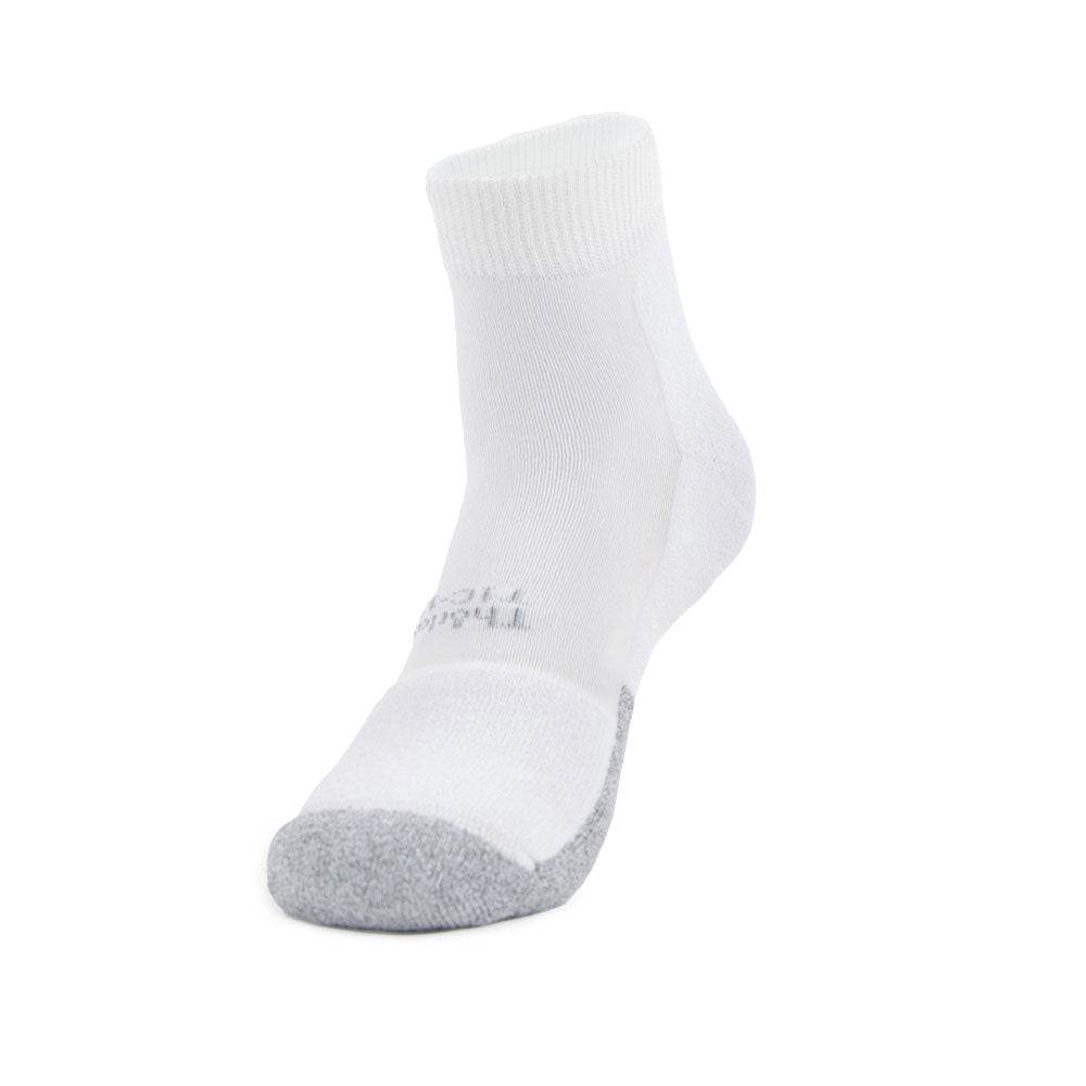 Thorlo Light Cushion Ankle Tennis Socks - White