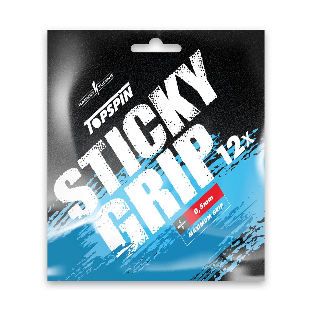 Topspin Sticky Grip Overgrip (12 Pack) - White