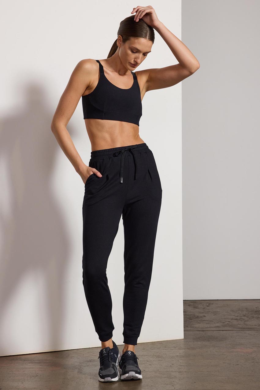 Serene High-Rise Pleated Jogger 26.5"