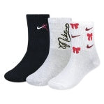 Bow Half Crew Socks - 3-Pack