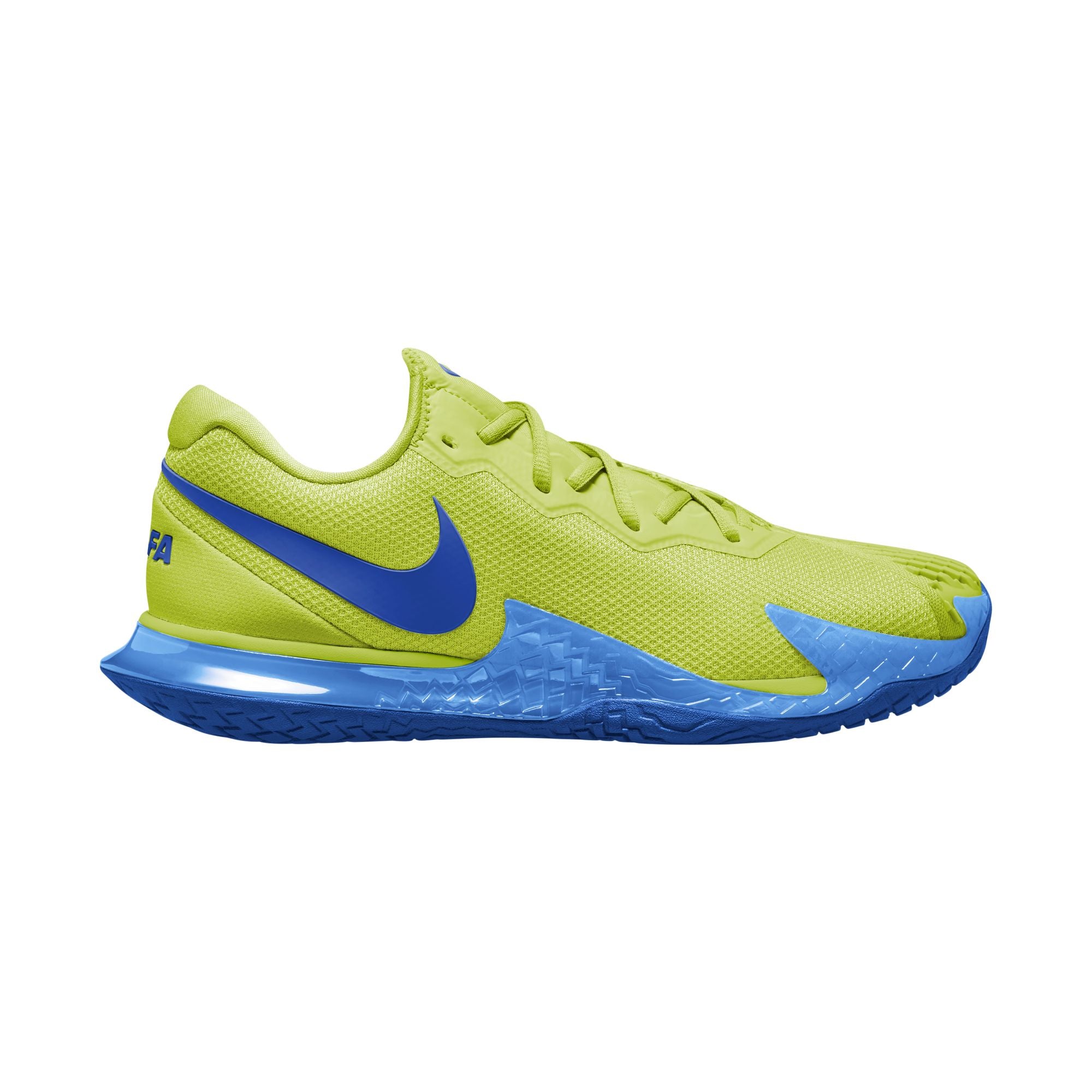 Nike Court Zoom Vapor Cage 4 Rafa (Men's) - Lemon Twist/Game Royal/Photo Blue