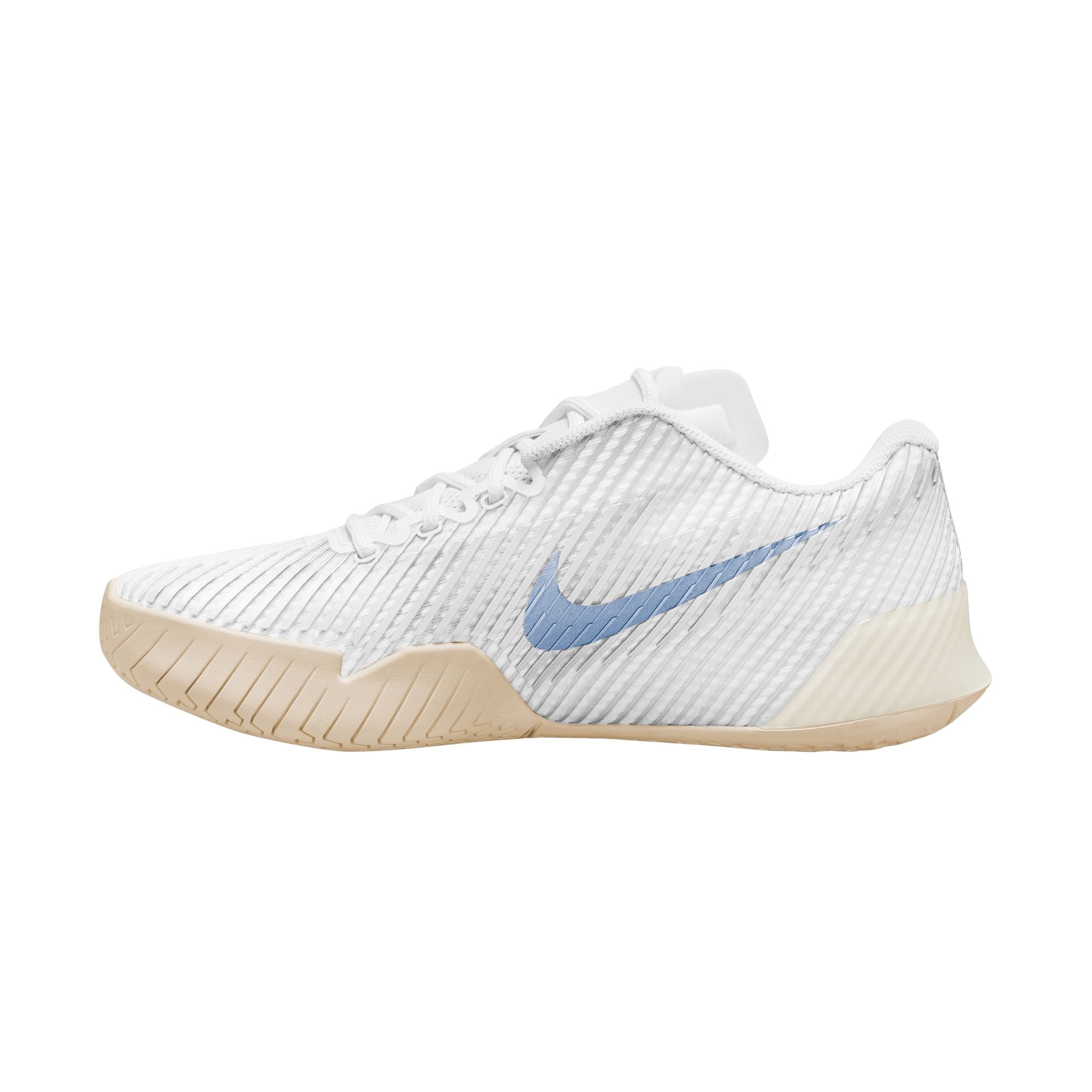 Nike Court Air Zoom Vapor 11 (Women's) - White/Light Blue/Sail Gum/Light Brown