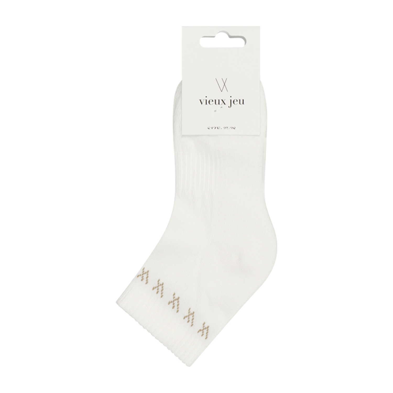 Vieux Jeu Mel Mid Socks - White
