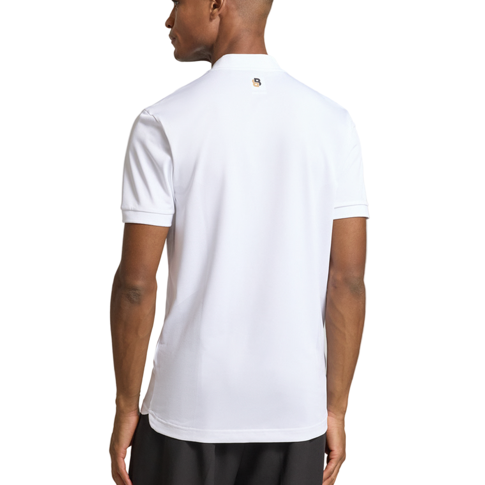 Polo à col zippé et coupe ajustée