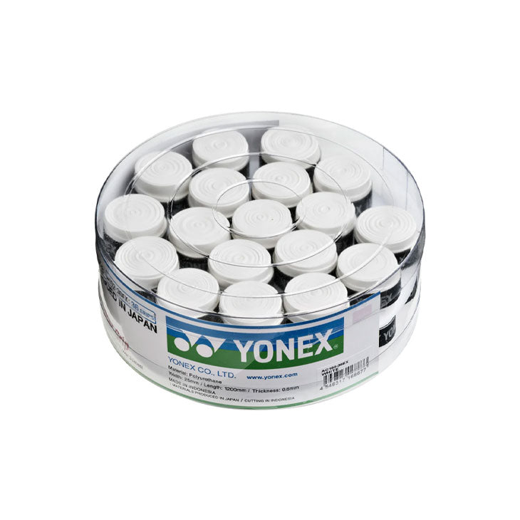Yonex Super Grap Overgrips (36-Pack) - White
