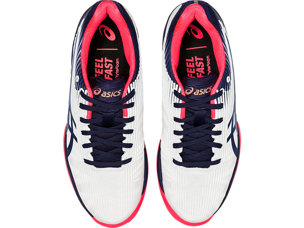 Asics Solution Speed FF (Women's) - White/Peacoat (Available Size: 5)