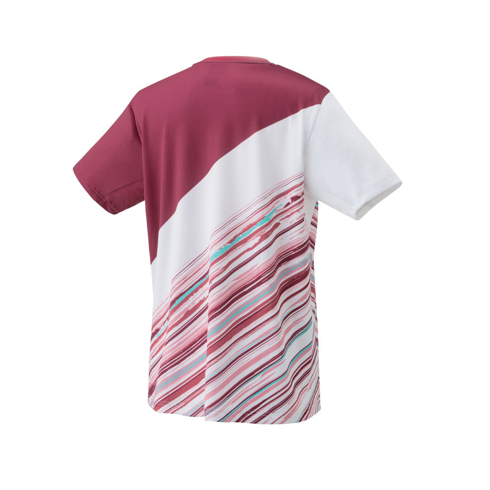 Yonex T-Shirt Slim Fit (Men's) - Wine Red