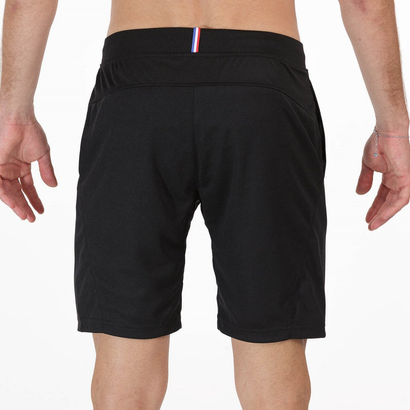 Le Coq Sportif Match 9" Shorts (Men's) - Black