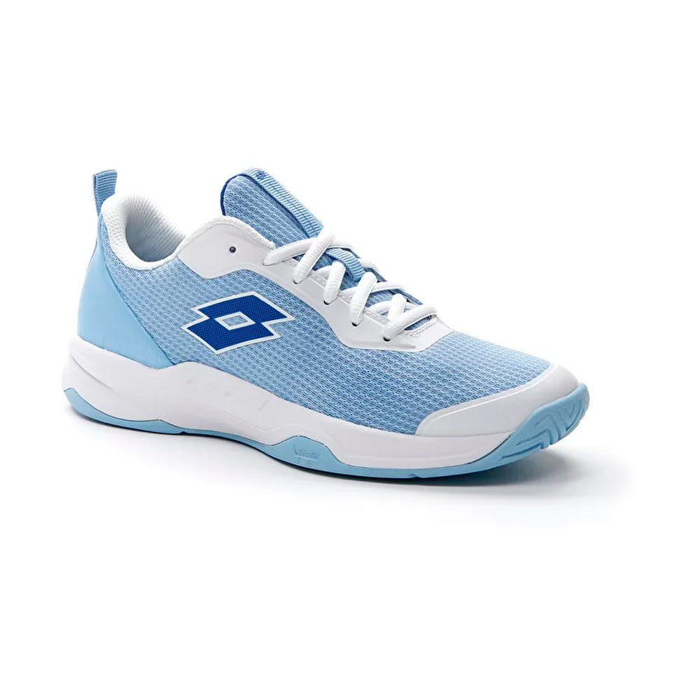 Lotto Mirage 600 All Court (Women's) - Airy Blue/Pacific Blue/All White
