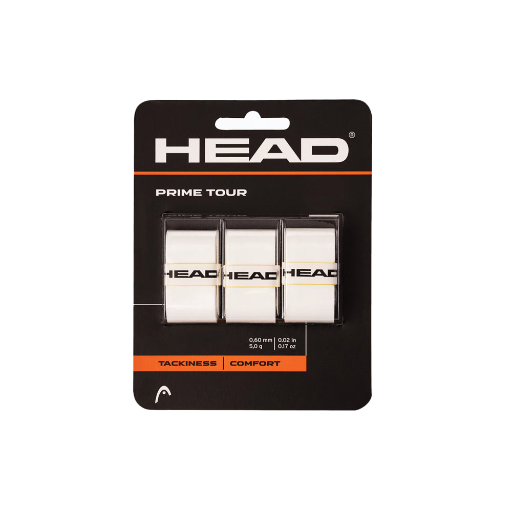 Head Prime Tour Overgrip (3 pack) - White