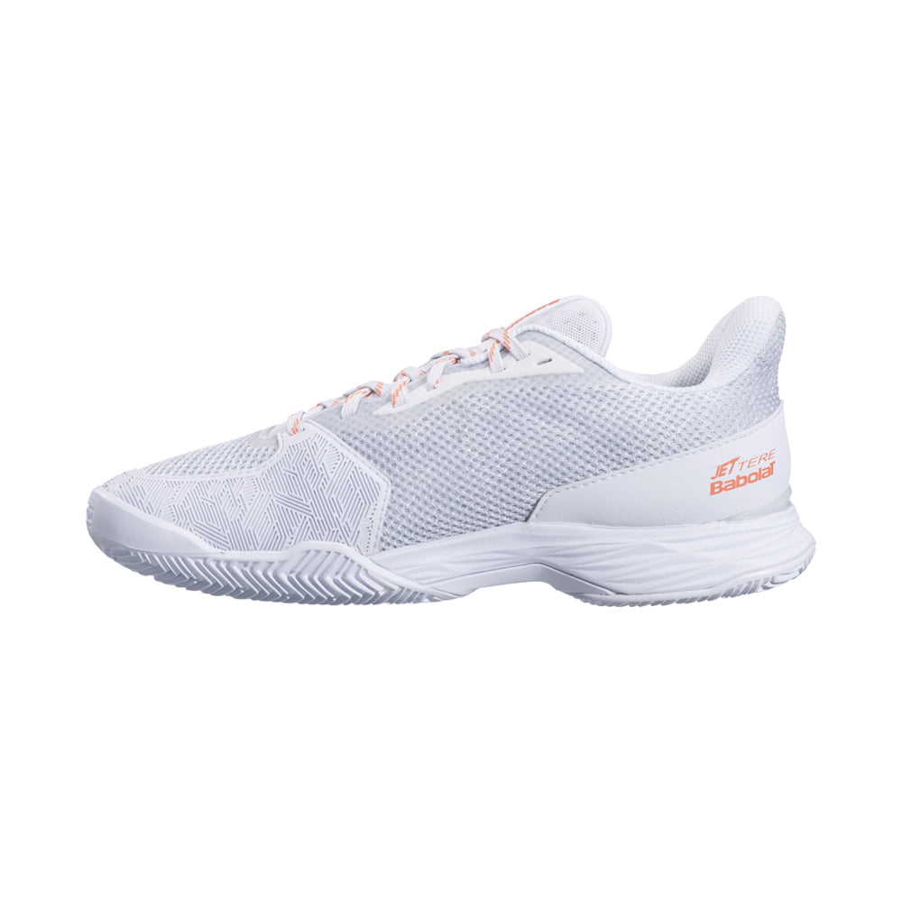 Babolat Jet Tere Clay (Femme) - Blanc/Corail