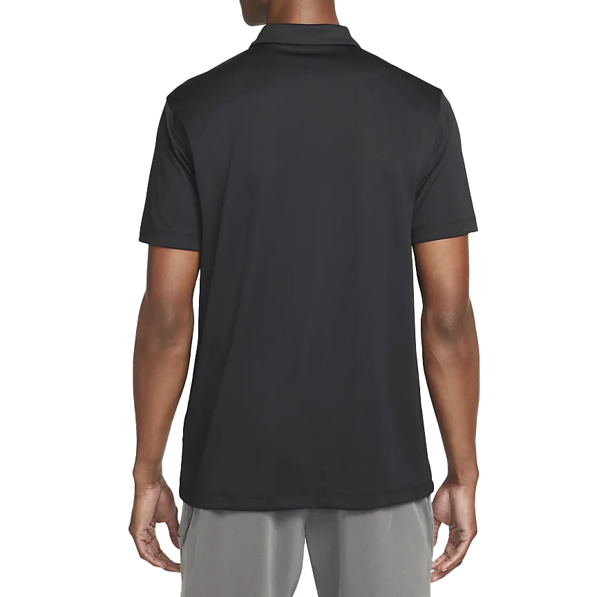 Polo Nike Court Dri-Fit Solid (Homme) - Noir/Blanc