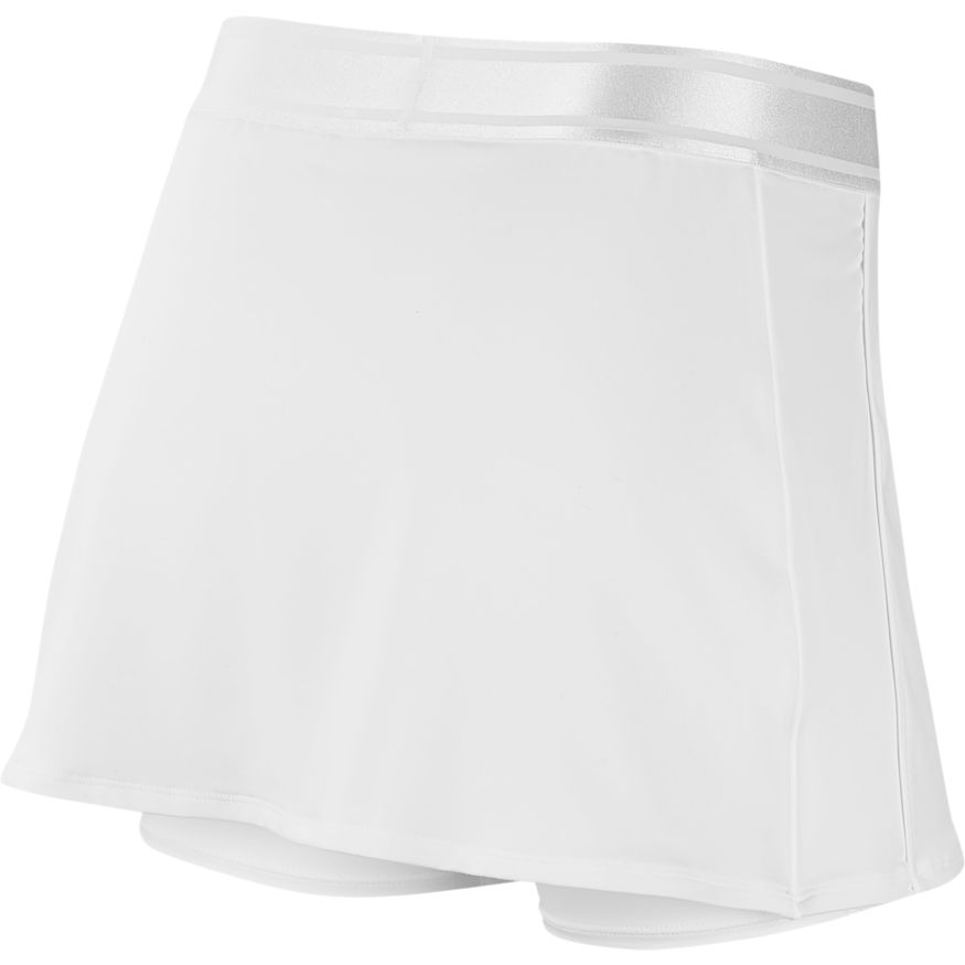 Nike Court Fitted Tennis Skirt (Women's) - White/Black