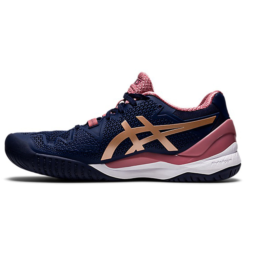 Asics Gel Resolution 8 (Women's) - Peacoat/Rose Gold (Available Size: 9)