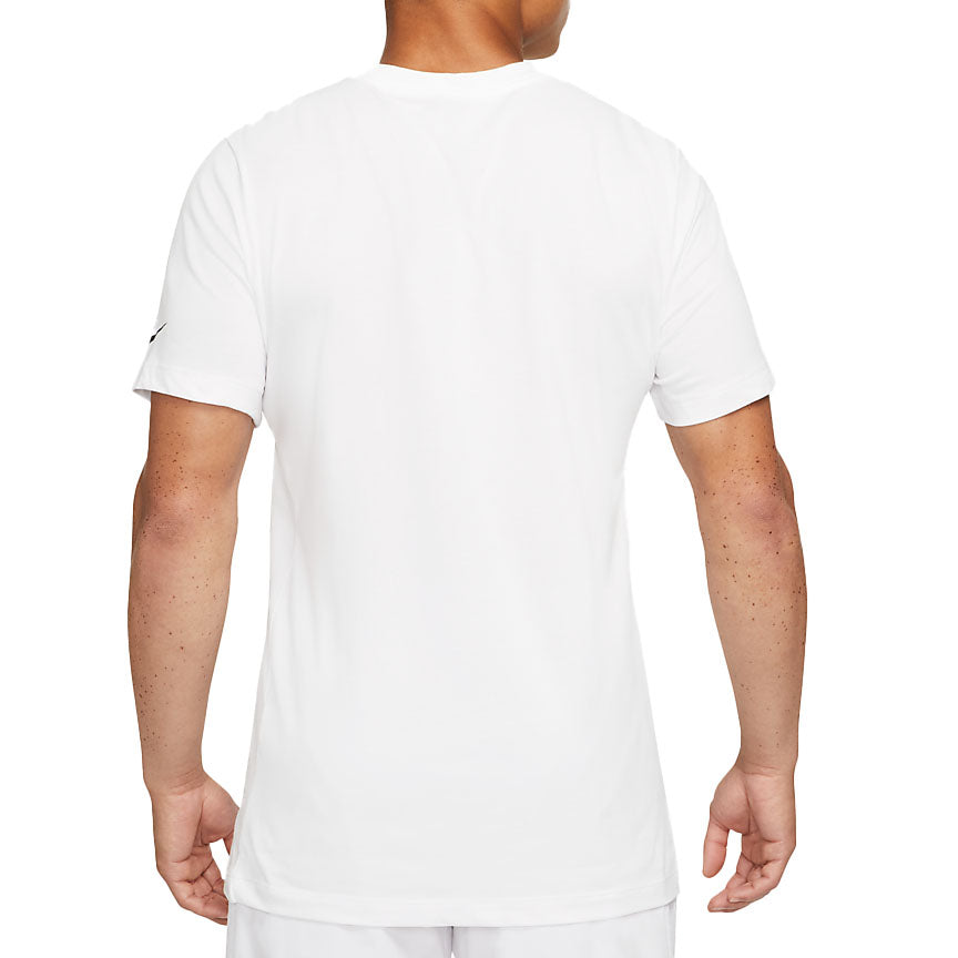 Nike Court Dri-Fit Tee Rafa SSNL (Men's) - White/Black