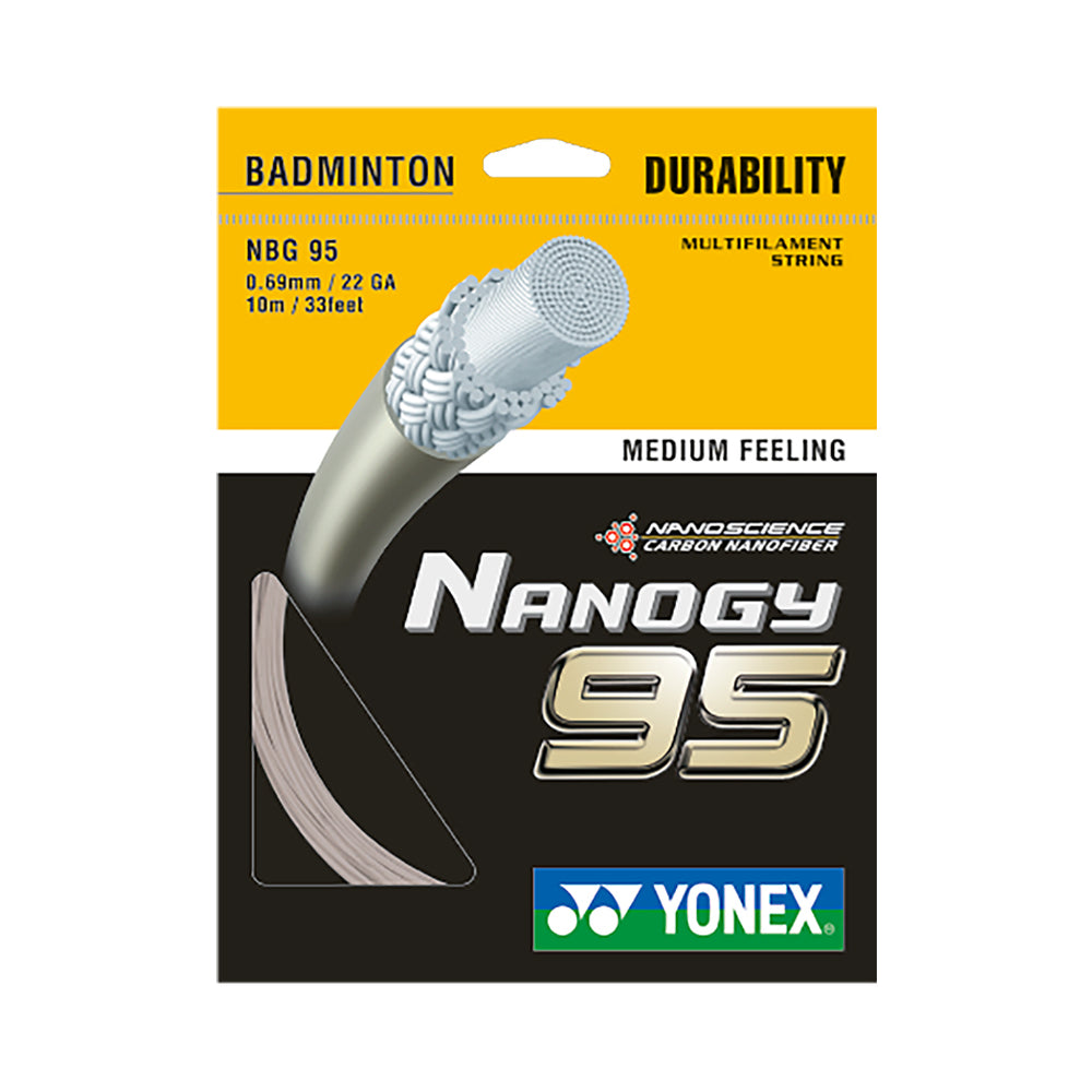 Pack Yonex Nanogy BG95 - Gris Argent