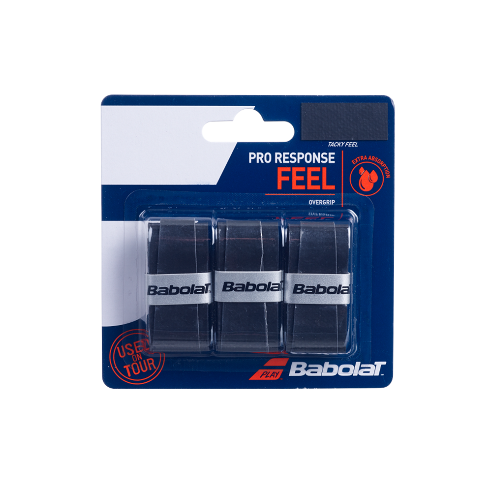 Babolat Pro Response Overgrip 3 Pack Black