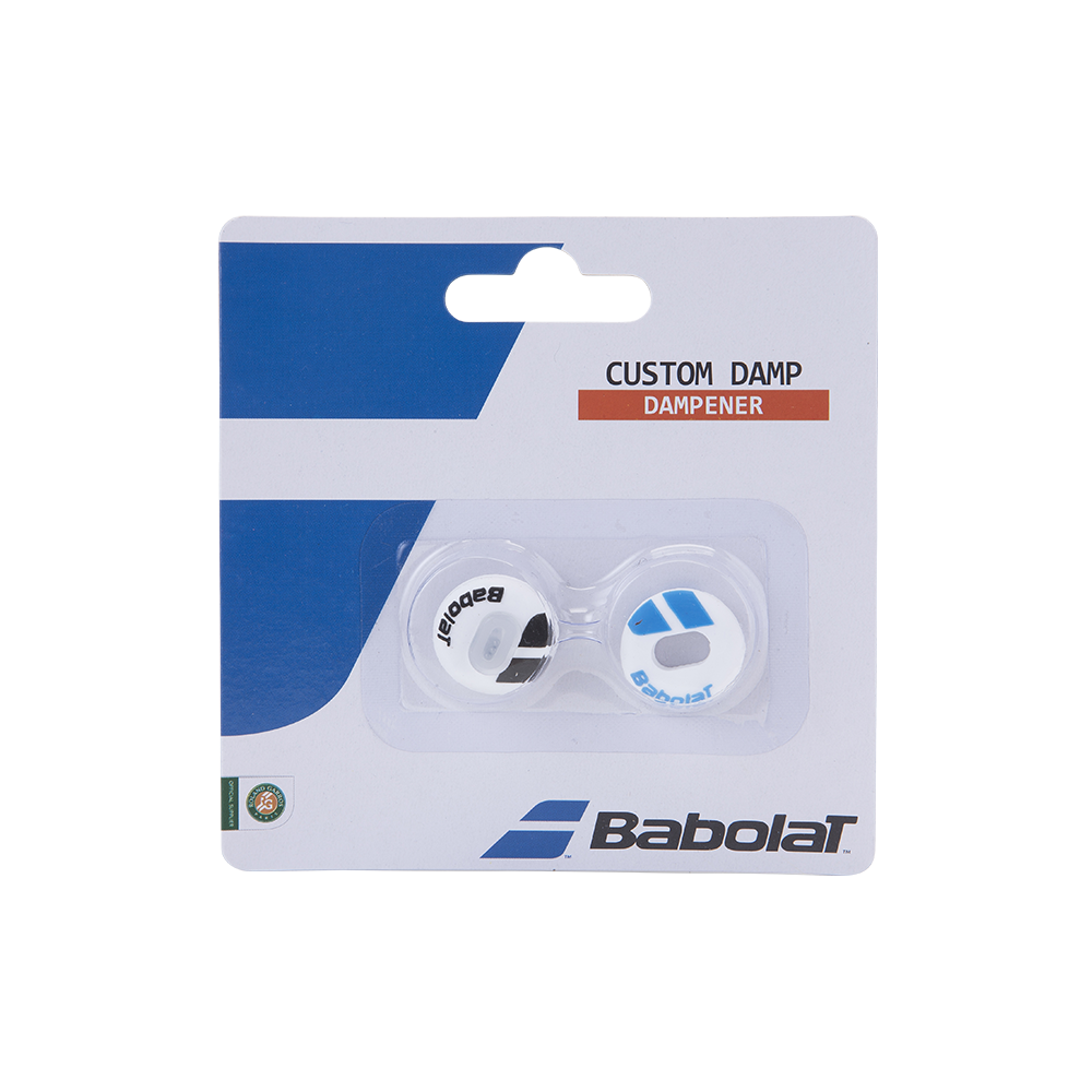 Babolat Custom Damp 2-Pack - Blanc/Bleu