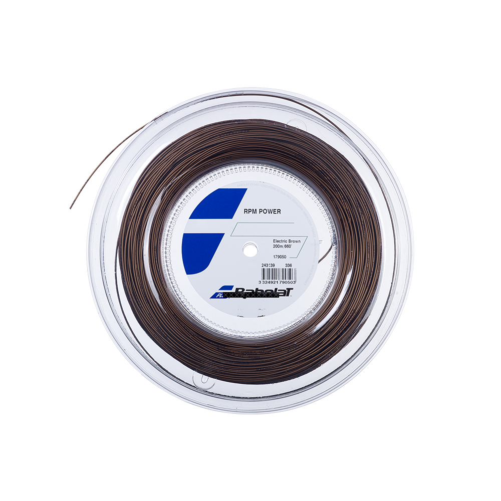 Roulette RPM Power 125/17 - 200 m - Marron électrique.