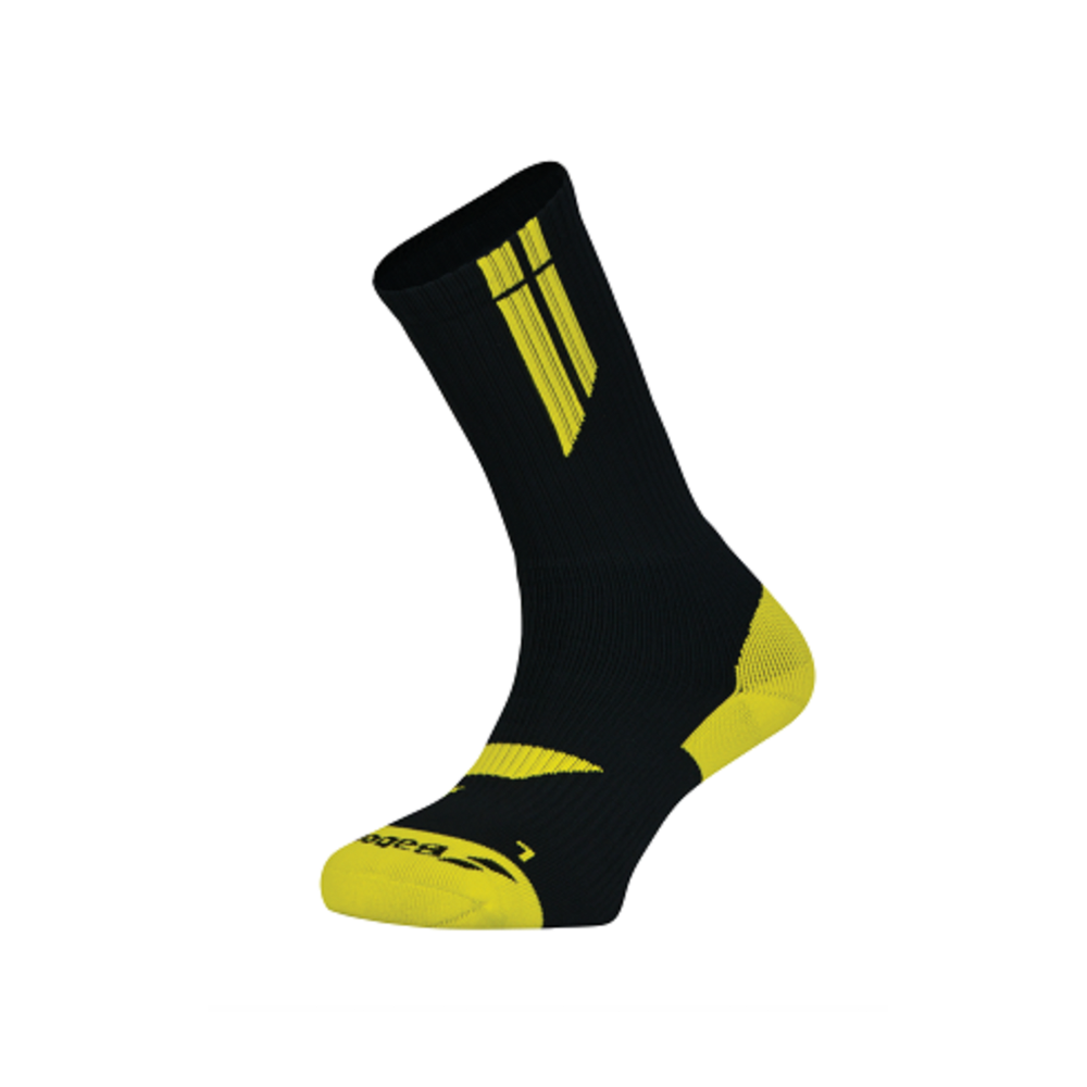 Babolat Team Big Logo Socks (Men) - Black/Yellow
