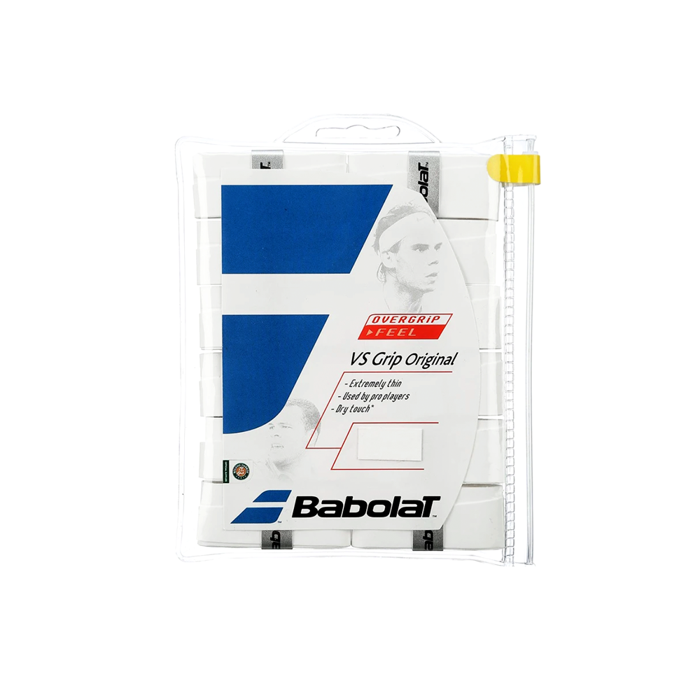 Babolat VS Original Overgrips (12-Pack) - White