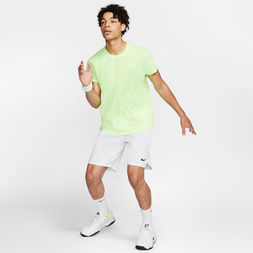 Nike Court Flex Ace 9 Inch Mens Shorts (Black-White)