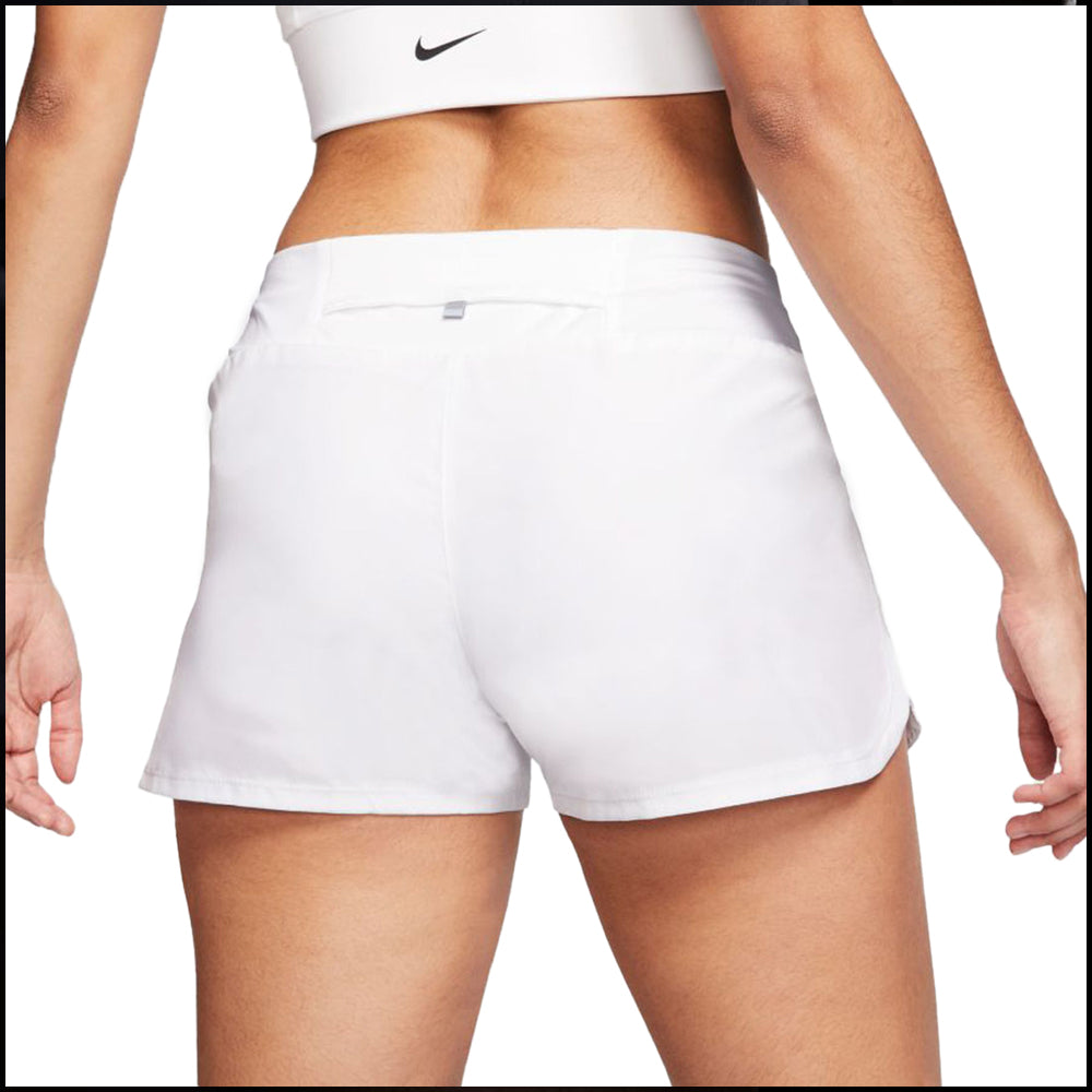 Short de course Nike Dri-FIT 3'' (Femme) - Blanc