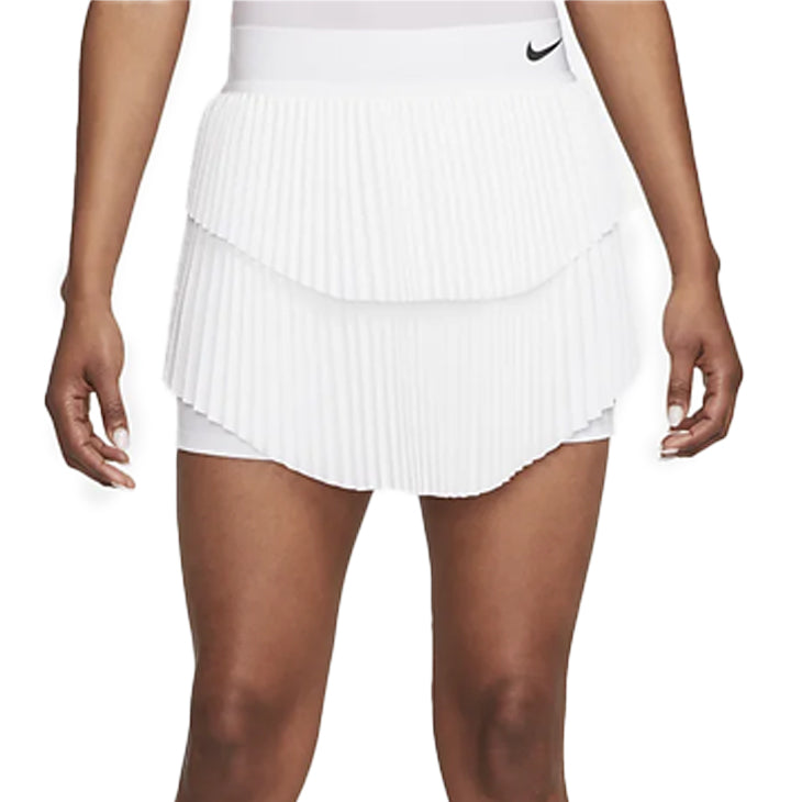 Jupe Nike Court Dri-Fit Slam (Femme) - Blanc/Noir
