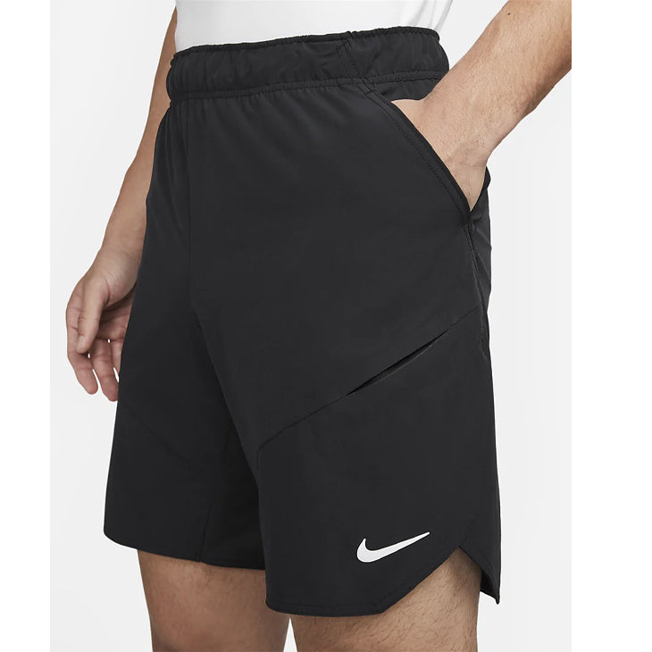Nike Dri-Fit Advantage Short (Men's) - Black/White
