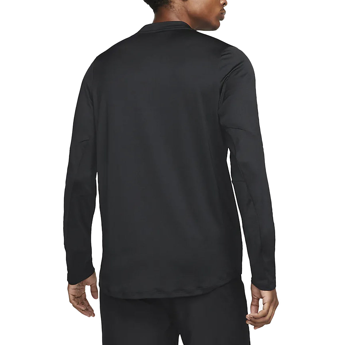 Nike Court Dri-Fit Advantage Half-Zip Top (Men's) - Black/Black/White