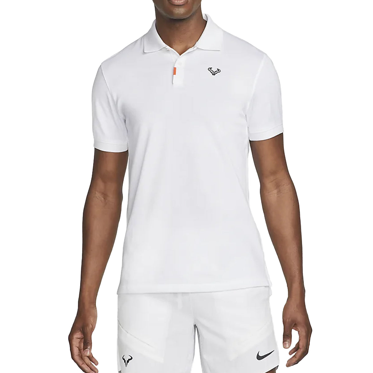 Polo Nike Slim-Fit Rafa (Homme) - Blanc/Noir