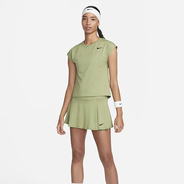 Nike Court Dri-Fit Victory Flouncy Tennis Skirt (Women's) - Alligator/Black