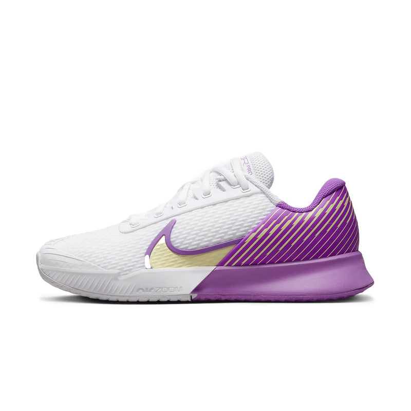 Nike Court Air Zoom Vapor Pro 2 (Women's) - White/Fuchsia Dream/Earth/Citron Tint
