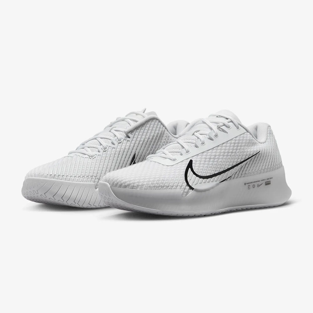 Nike Air Zoom Vapor 11 HC (Men's) - White/Black-Summit White