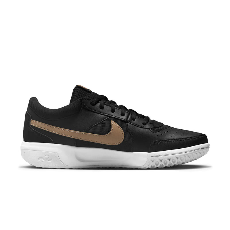 Nike Court Air Zoom Lite 3 (Women's) - Black/White/Metallic Red Bronze